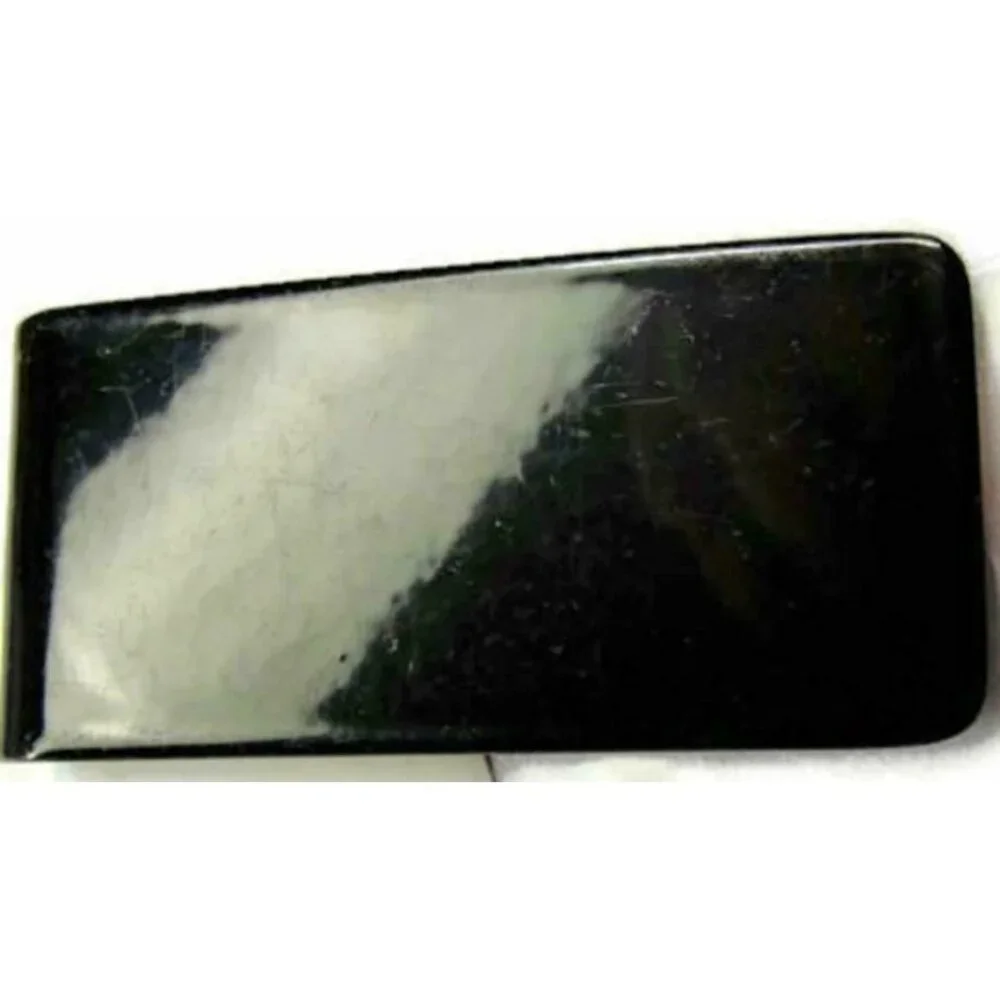 Money Clip Classic Black Wallet Cash ID Credit Card Holder